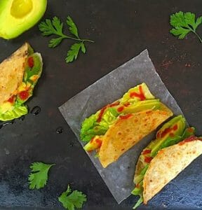 Crispy Avocado Tacos / Mom's Kitchen Handbook
