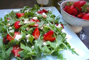 Strawberry Arugula Salad with Feta