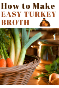 How to Make Turkey Broth
