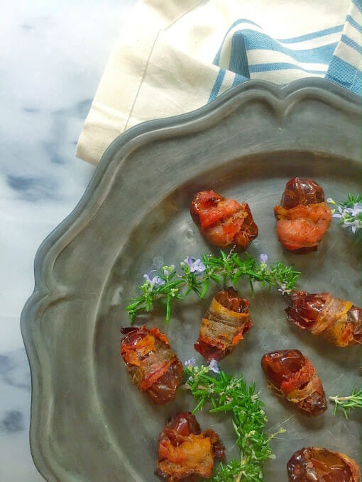 Pancetta Wrapped Dates