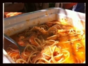 spaghetti with frutti di mare in Croatia / momskitchenhandbook.com