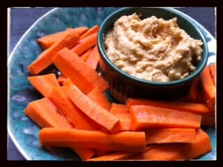 Hummus with Roasted Sweet Potato/ momskitchenhandbook.com