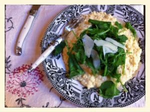 Millet Porridge with Wilted Kale /momskitchenhandbook.com