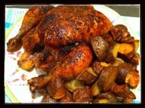 Middle Eastern Roast Chicken / momskitchenhandbook.com