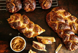 Challah Pretzel Bread 