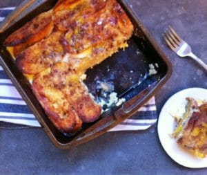Bagel Baked French Toast