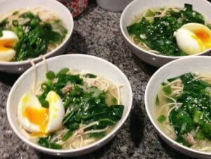 Udon Soup with Soft Egg