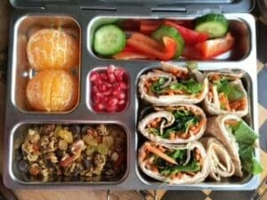 Colorful School Lunch