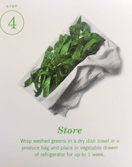 how to prep leafy greens