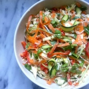 Raw Thai Salad Recipe on Mom's Kitchen Handbook