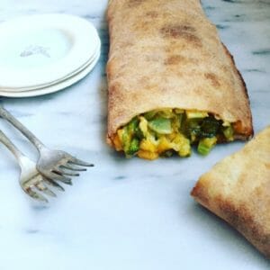 10 Cups of Broccoli in this Cheesy Calzone