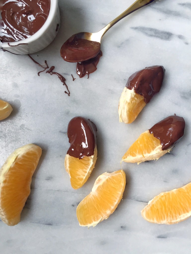 Dark Chocolate Dipped Orange
