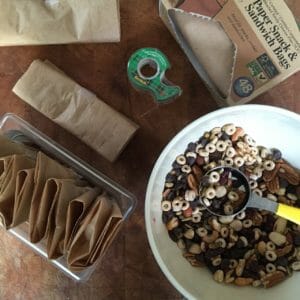 Make your own trail mix packets