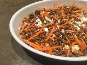 lentil and carrot salad