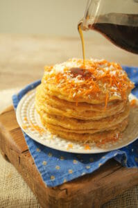 Coconut Carrot Cake Pancakes