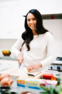 Ayesha Curry in the Kitchen Talking Tips about food waste