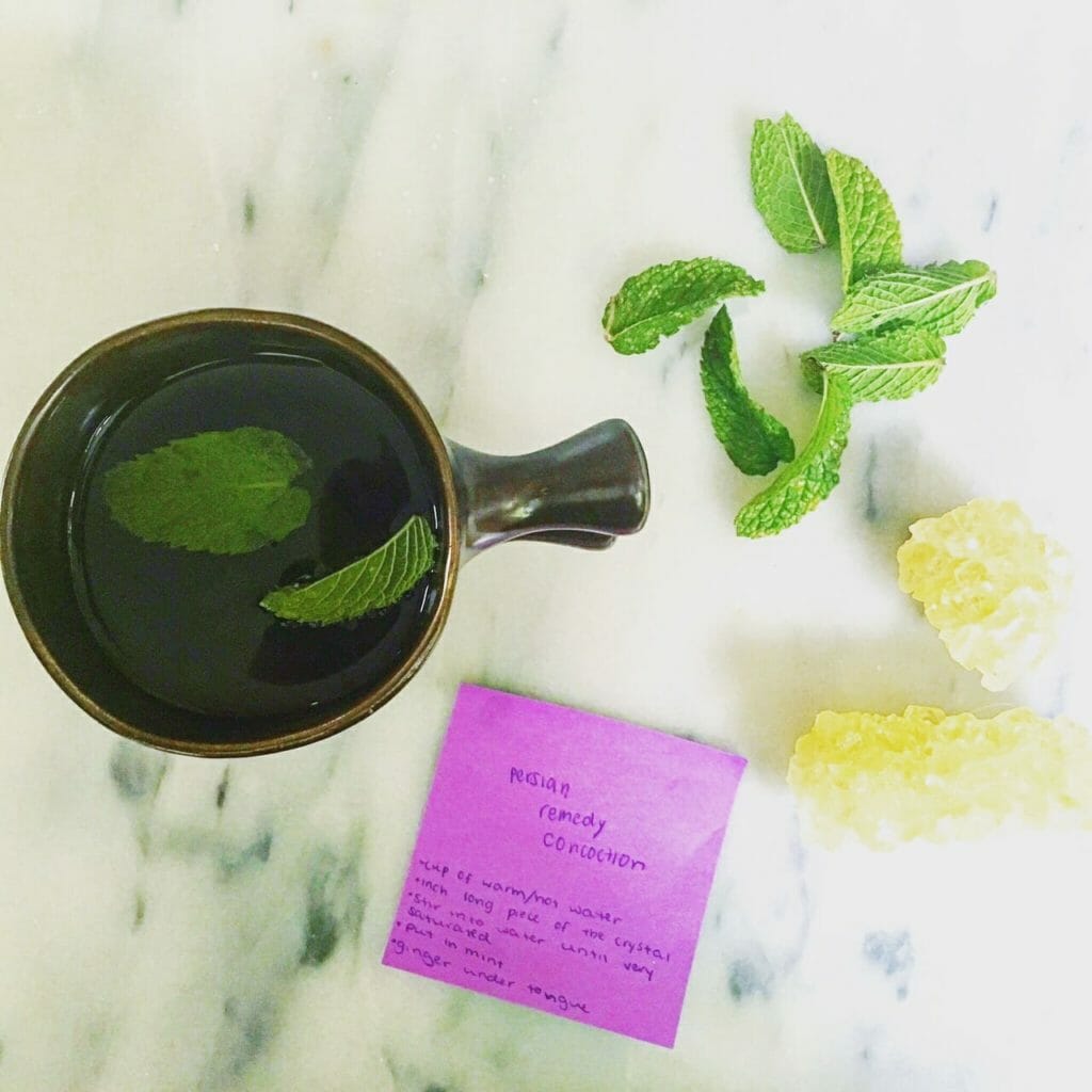 Persian tea remedy