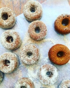 Applesauce Molasses Donuts