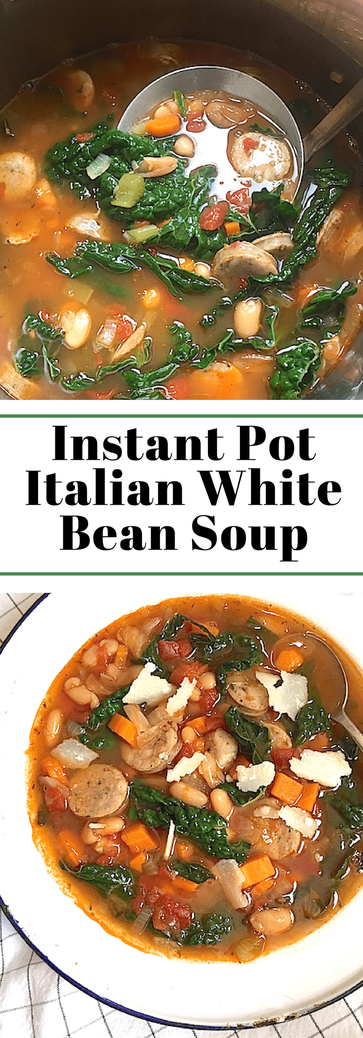 Instant Pot Italian White Bean Soup Mom's Kitchen Handbook