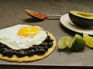 Black Bean Breakfast Tostada