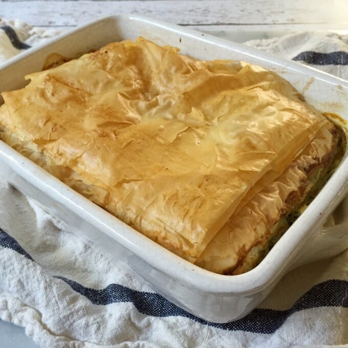 Healthy Spinach and Feta Pie