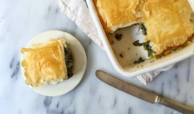 Healthy Spinach and Feta Pie