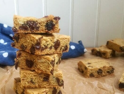 healthier blondies