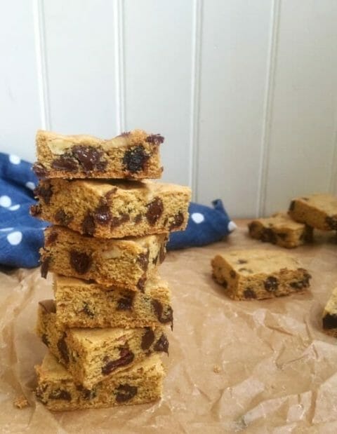 healthier blondies