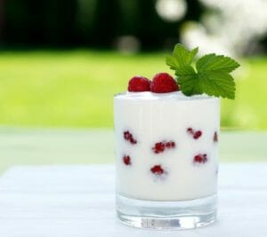 Yogurt with berries on Mom's Kitchen Handbook