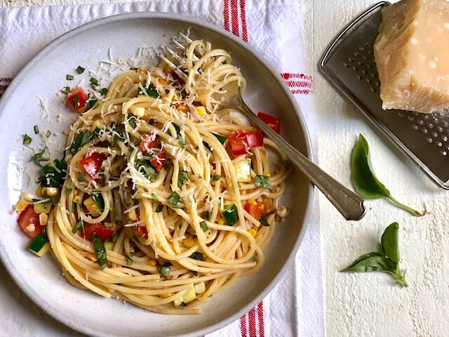 summer vegetable pasta