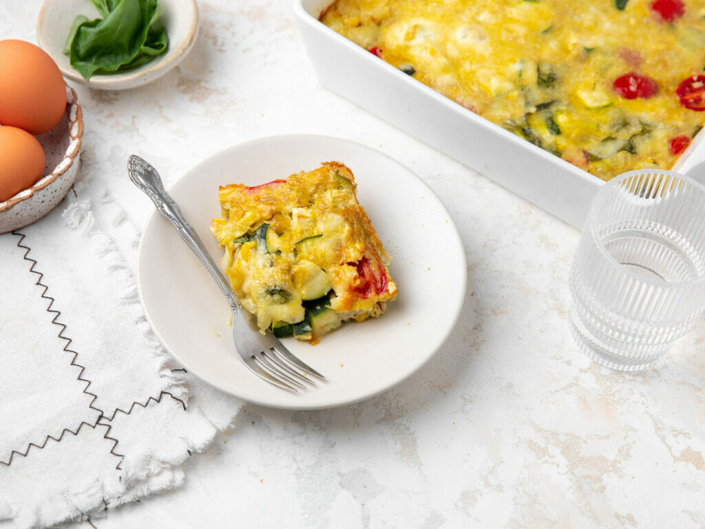 summer vegetable frittata