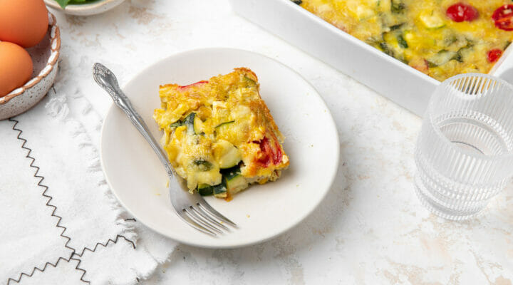 summer vegetable frittata