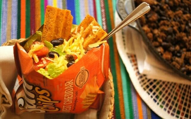 healthier walking taco