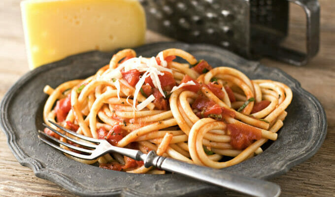 Best Tomato Basil Pasta inspired by Scarpetta - Mom's Kitchen Handbook