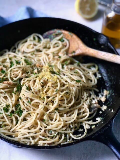 Spaghetti and clams