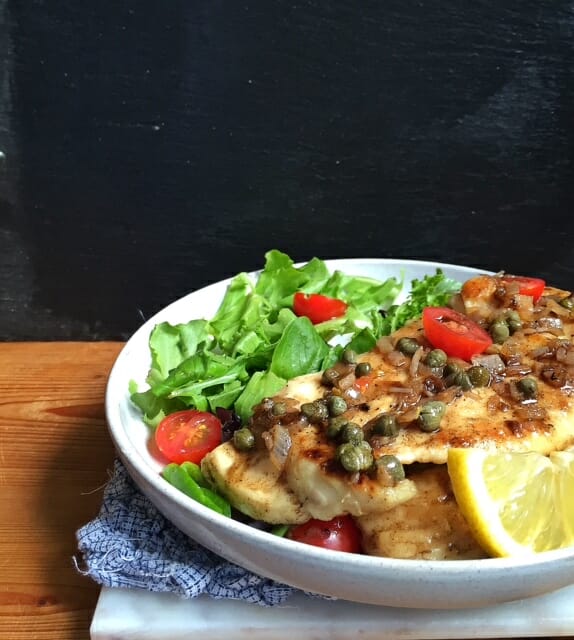 easy chicken paillard