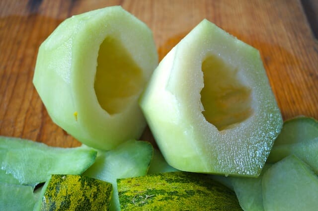 honeydew melon without the rind