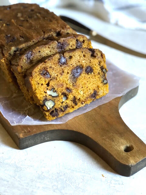 slow cooker pumpkin bread