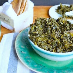afghan spinach sabzi