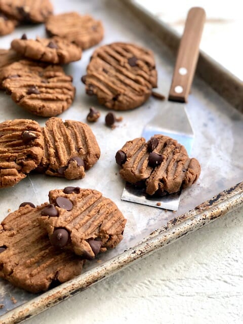 Flourless peanut butter cookies