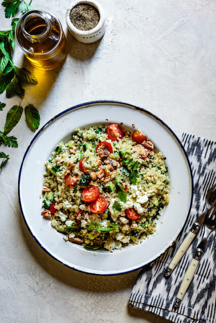 Colorful Quinoa Tabbouleh - Mom's Kitchen Handbook