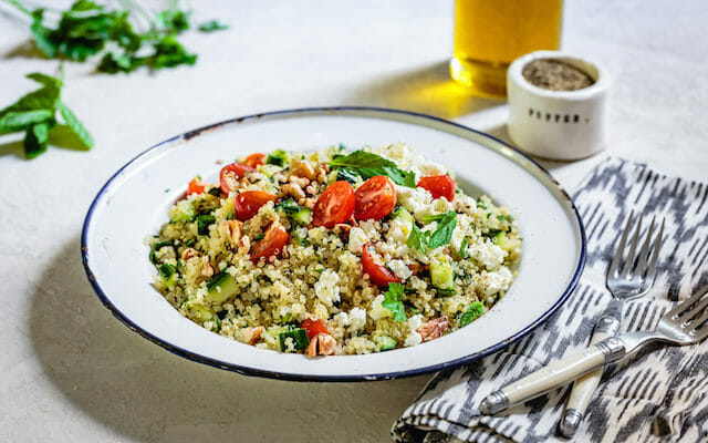 Colorful Quinoa Tabbouleh - Mom's Kitchen Handbook