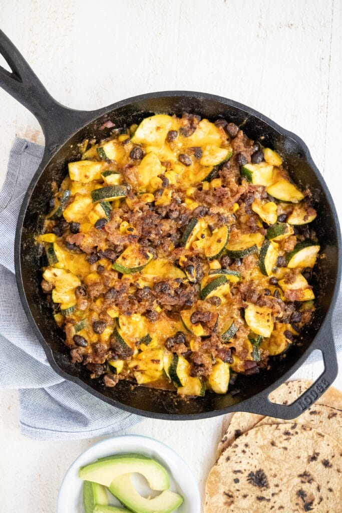 Tex mex skillet supper