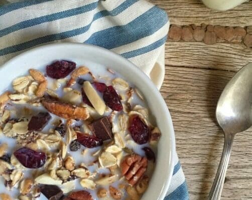 Dark chocolate muesli