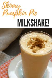 Skinny Pumpkin Pie Milkshake