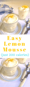 easy lemon mousse
