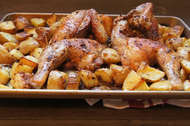 Best Greek Chicken and potatoes