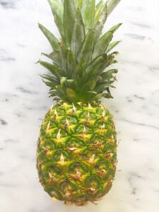 how to cut a pineapple