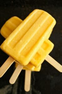 Honey Mango Sorbet Pops / Mom's Kitchen Handbook