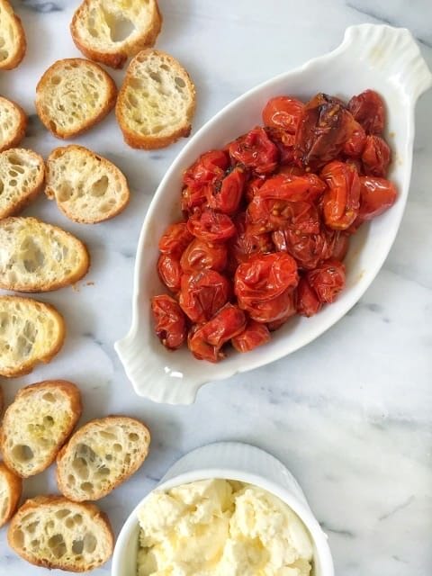 honey roasted tomato bruschetta
